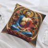 Zen Lotus Plush Pillow Cover - Okomall