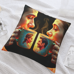 Double-Sided Premium Portrait Pattern Plush Pillow Cover - Okomall