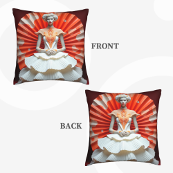 Housse de coussin en peluche 'Danseuse de Rêve' - Okomall