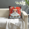 Housse de coussin en peluche 'Danseuse de Rêve' - Okomall
