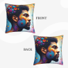 Abstract Geometric Plush Pillow Cover - Okomall