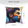 Abstract Geometric Plush Pillow Cover - Okomall