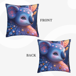 Dreamy Galaxy Plush Pillow Cover - Okomall