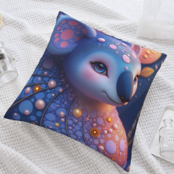 Housse de coussin en peluche motif ciel étoilé - Okomall