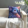 Housse de coussin en peluche motif ciel étoilé - Okomall