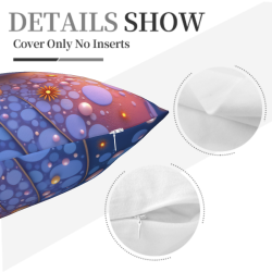 Dreamy Galaxy Plush Pillow Cover - Okomall