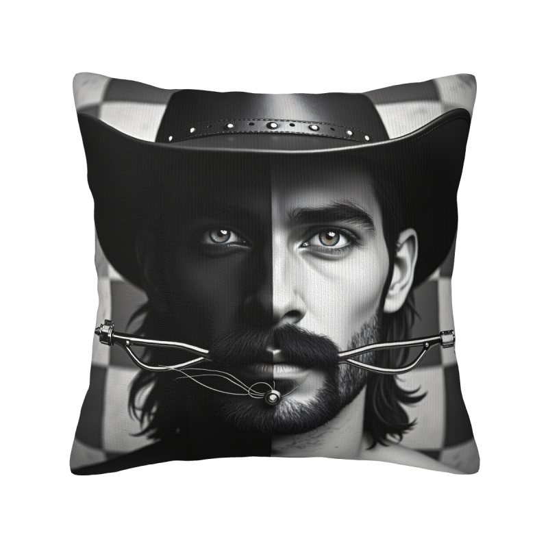Double-Sided Portrait Plush Pillow Cover - Okomall