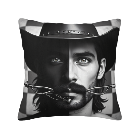 Double-Sided Portrait Plush Pillow Cover - Okomall