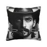 Housse de coussin en peluche à portrait double face - Okomall