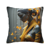 Housse de coussin paysage féminin esthétique - Okomall