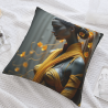 Housse de coussin paysage féminin esthétique - Okomall