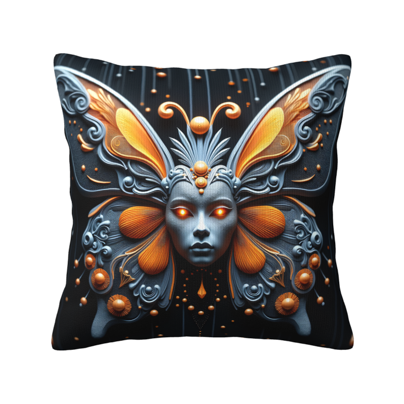 Okomall Ethnic Style Plush Pillow Cover - 18x18 inches