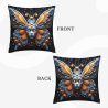 Fodera per cuscino in peluche di stile esotico Okomall - 18x18 pollici