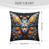 Fodera per cuscino in peluche di stile esotico Okomall - 18x18 pollici