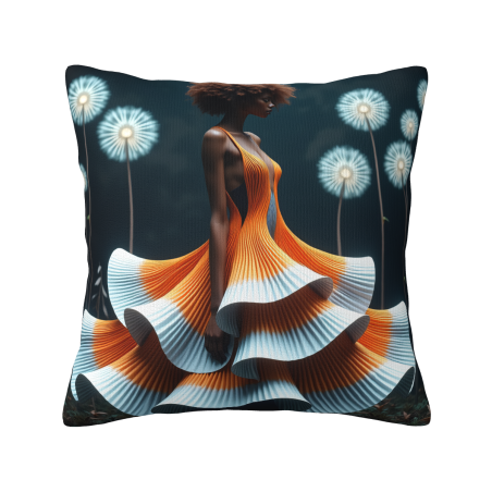 Abstract Streamline Plush Pillow Cover - Okomall
