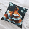 Abstract Streamline Plush Pillow Cover - Okomall