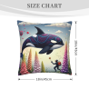 Dreamy Ocean Explorer Plush Pillow Cover - Okomall