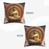 Housse de coussin en peluche paysage zen - Okomall