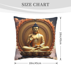 Zen Landscape Fluffy Pillow Cover - Okomall