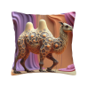 Housse de coussin en peluche à motifs géométriques abstraits - Okomall