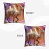 Abstract Geometric Pattern Plush Pillow Cover - Okomall