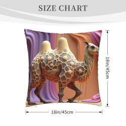 Housse de coussin en peluche à motifs géométriques abstraits - Okomall