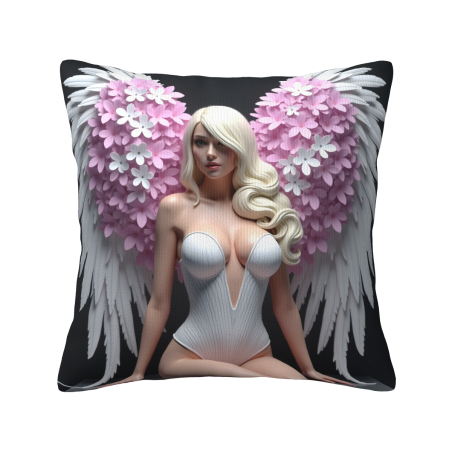 Dreamy Wings Plush Pillow Cover - Okomall