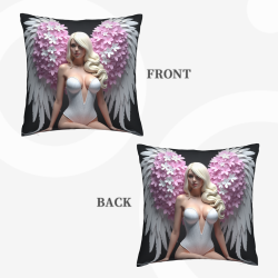 Dreamy Wings Plush Pillow Cover - Okomall