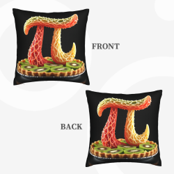 양면 프린트 플러시 쿠션 커버 - 18x18인치 | OKOMALL