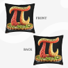 Housse de coussin en peluche à motif recto verso - 18x18 pouces | OKOMALL