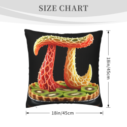 Double-Sided Printed Plush Pillow Cover - 18x18 inches | OKOMALL
