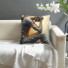 Housse de coussin en peluche à texture abstraite du corps humain - Okomall