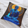 Copri-cuscino in peluche con immagine di Buddha Zen - Okomall