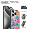 Чехол для iPhone 15 Pro/Pro Max с цветочным рисунком - okomall