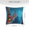 Funda de cojín de felpa Dream Valley - 18x18 pulgadas | OKOMALL