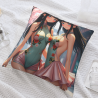 Funda de Almohada Japonesa de Peluche - Jardín de Cerezos - Okomall