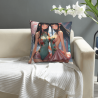 Funda de Almohada Japonesa de Peluche - Jardín de Cerezos - Okomall