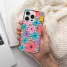 Чехол для iPhone 15 Pro/Pro Max с цветочным рисунком - okomall