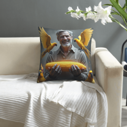 غمامة فروية لطيفة بتصميم مزارع - Okomall