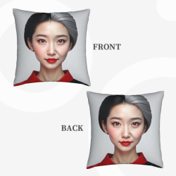 客製化人像毛絨抱枕套 - Okomall