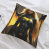 Doppelseitiges Batman Plüsch Kissenbezug - 18x18 Zoll | OKOMALL