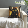 Funda de cojín de felpa de Batman de doble cara - 18x18 pulgadas | OKOMALL