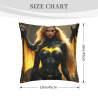 Doppelseitiges Batman Plüsch Kissenbezug - 18x18 Zoll | OKOMALL
