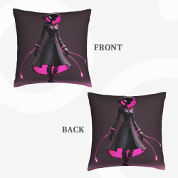 Housse de coussin en peluche Charme Exotique - Okomall