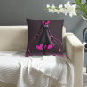 Housse de coussin en peluche Charme Exotique - Okomall