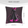 Housse de coussin en peluche Charme Exotique - Okomall