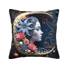 Housse de Coussin en Peluche Motif Ciel Étoilé - Okomall