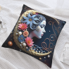 Housse de Coussin en Peluche Motif Ciel Étoilé - Okomall