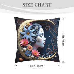 Housse de Coussin en Peluche Motif Ciel Étoilé - Okomall
