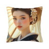 唯美少女毛絨抱枕套 - Okomall